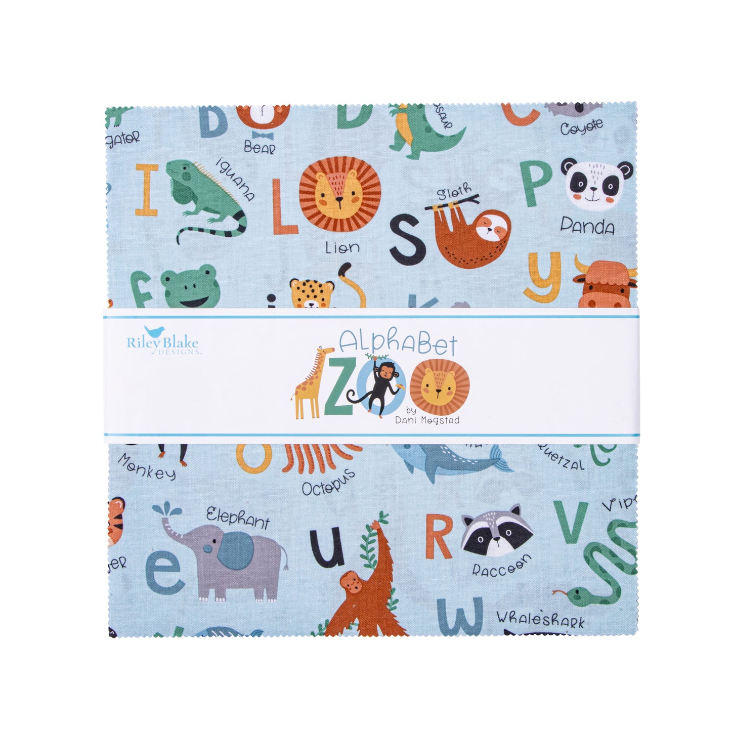 Alphabet Zoo 10" Stacker by Riley Blake Designs
