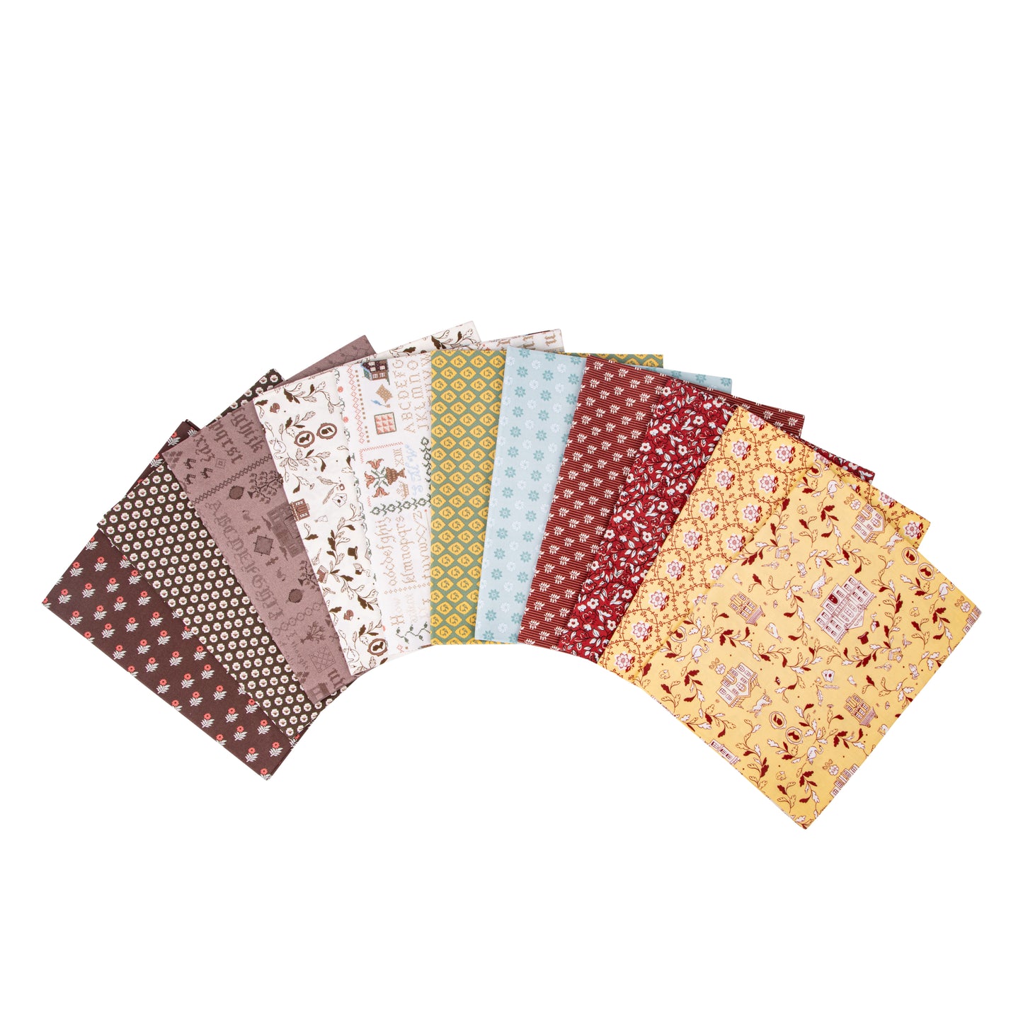 Pride & Prejudice 1 Yard Bundle - Red - by Riley Blake Designs