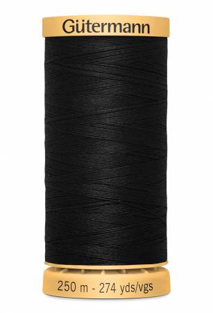 Gutermann 100% Cotton Thread 50wt - Black