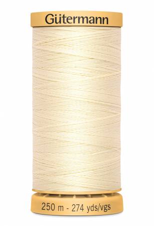 Gutermann 100% Cotton Thread 50wt - Ecru