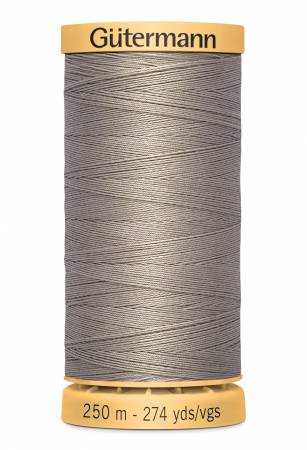Gutermann 100% Cotton Thread 50wt - Grey