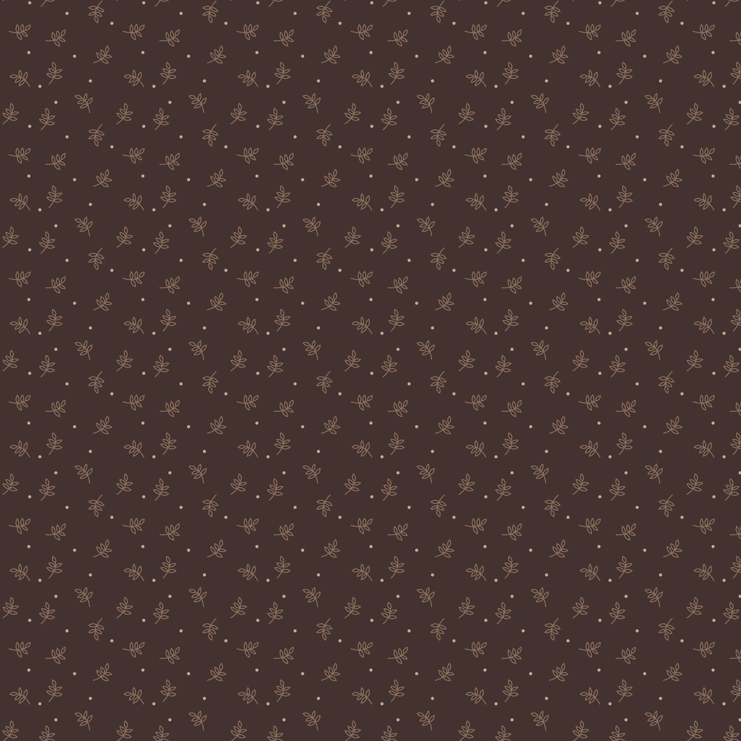 1/2 yard Riley Blake - Autumn by Lori Holt - Autumn Sprig Raisin