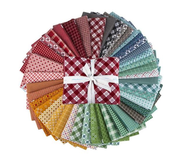 Bee Plaids Fat Quarter Bundle By Lori Holt