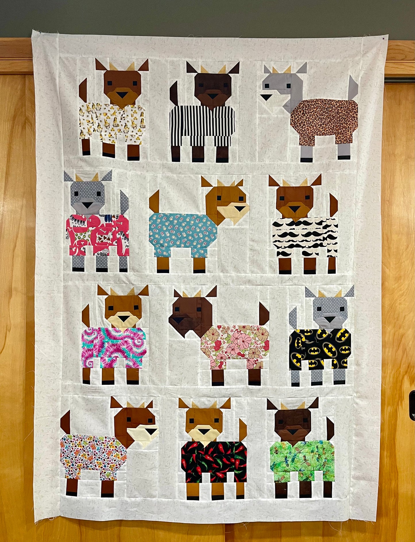 Kidding Around Goats in Pajamas Quilt Pattern by Art East Quilting Co