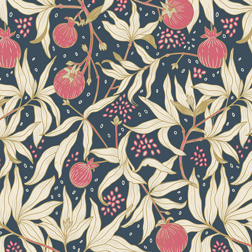 1/2 yard Art Gallery Fabrics - Dancing Pomegranates