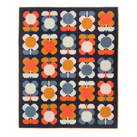 Folk Blooms Quilt Kit by Pen + Paper Patterns