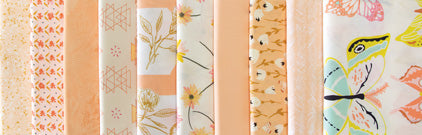 Quite Peachy Half Yard Bundle by Art Gallery Fabrics