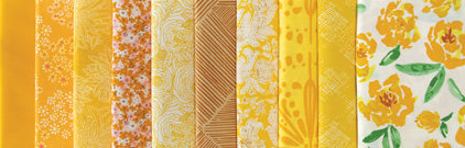 Gold Leaf Half Yard Bundle by Art Gallery Fabrics
