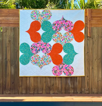 Flutters Quilt Pattern by Free Bird Quilting Designs