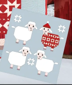 Knitted for Ewe Quilt Kit by Art East Quilting Co.