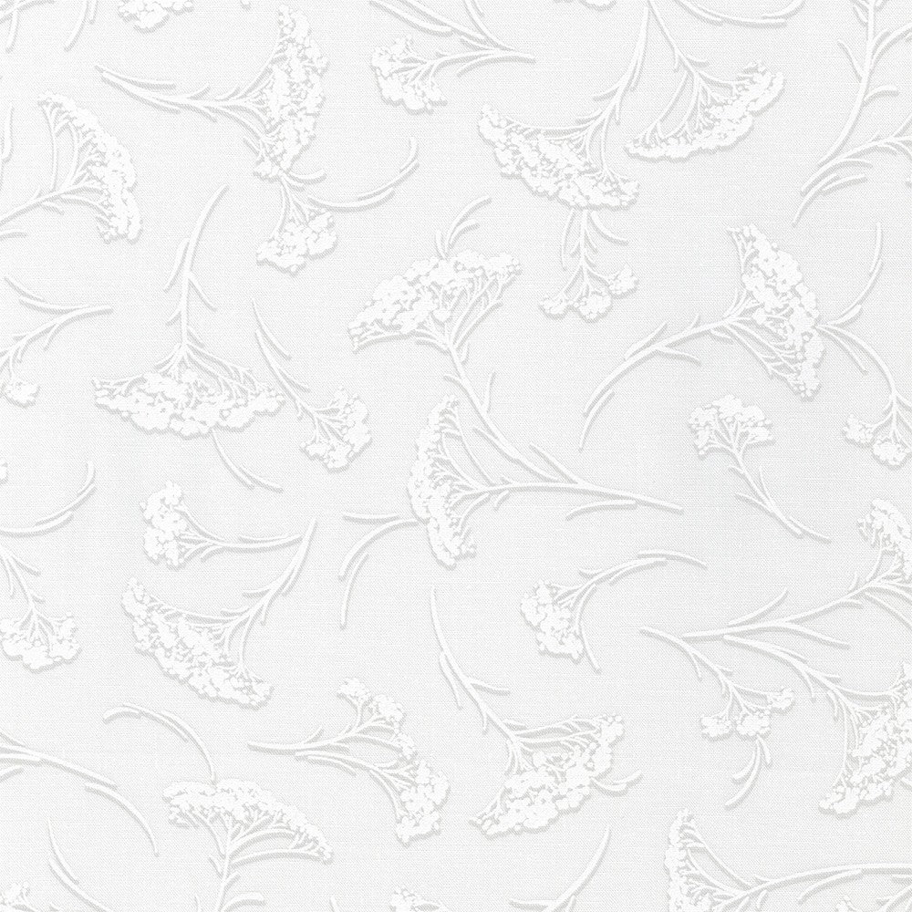 1/2 yard Robert Kaufman - Wishwell: Alabaster - Winter Wildflowers