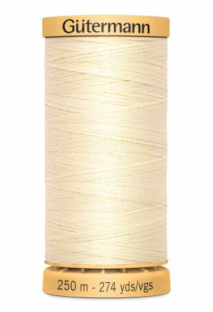 Gutermann 100% Cotton Thread 50wt - Ecru