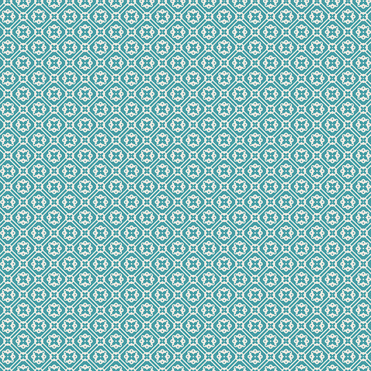 1/2 yard Riley Blake - Farmer's Daughter by Lori Holt - Doily - Raindrop