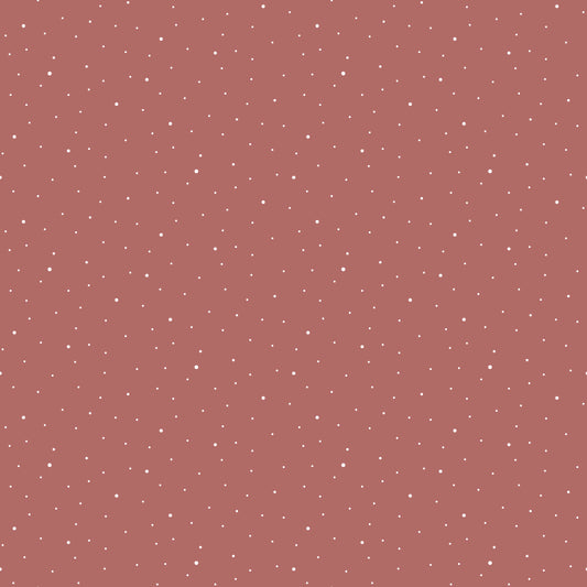 1/2 yard Riley Blake - Dapple Dot Basics - Canyon Rose