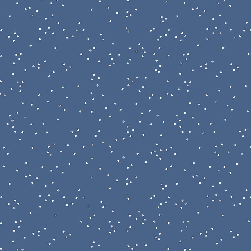 1/2 yard Riley Blake - Blossom - Denim