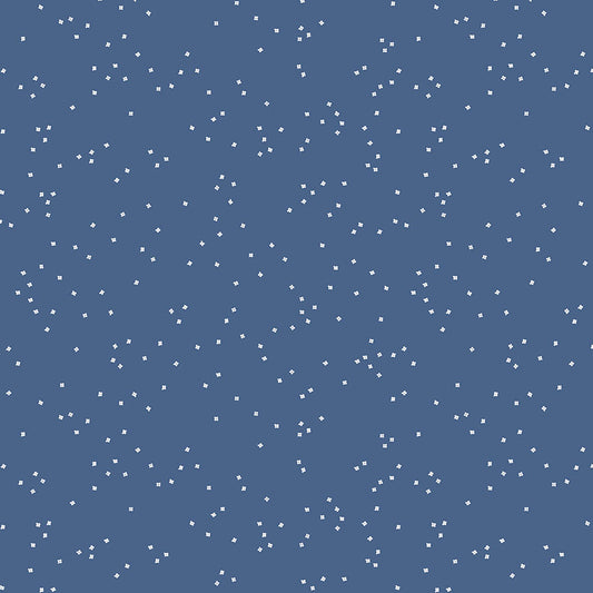 1/2 yard Riley Blake - Blossom - Denim