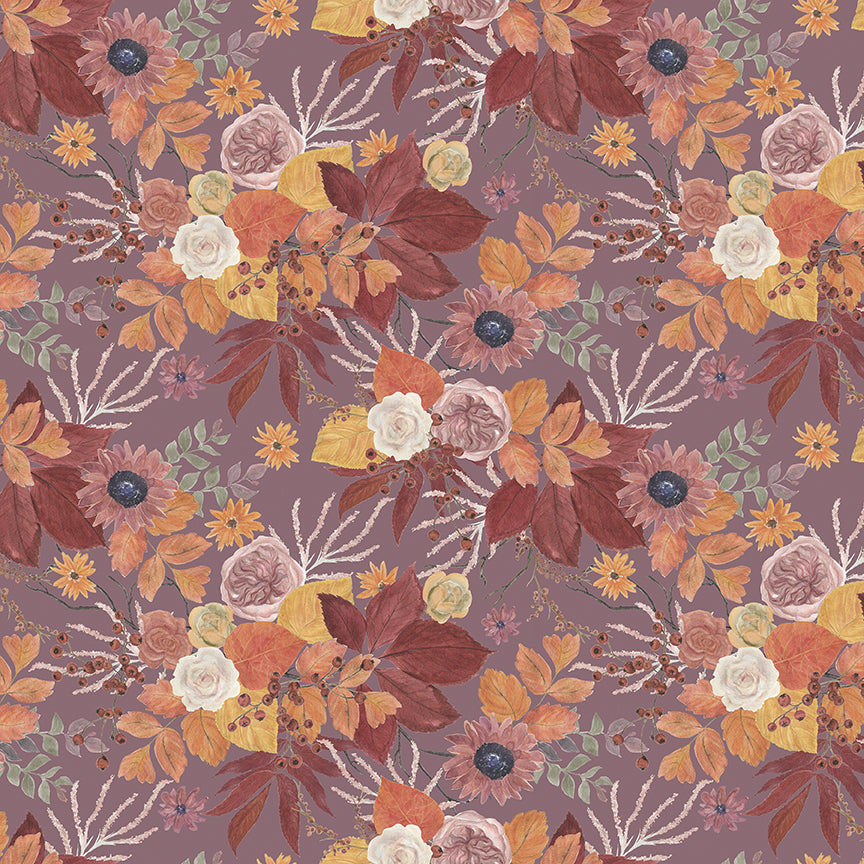 1/2 yard Riley Blake - Evening on the Prairie - Main Grape