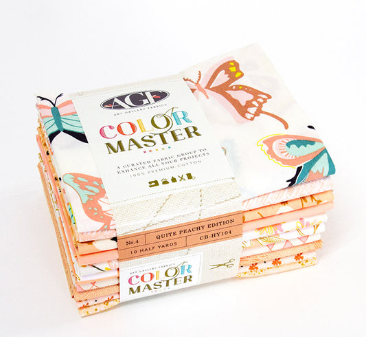Quite Peachy Half Yard Bundle by Art Gallery Fabrics