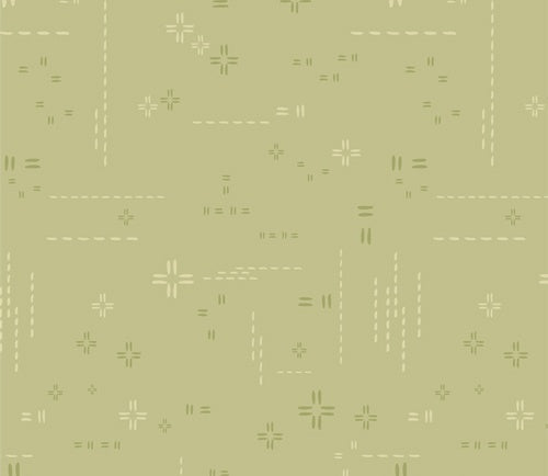 1/2 yard Art Gallery Fabrics - Decostitch Elements - Subtle Sage