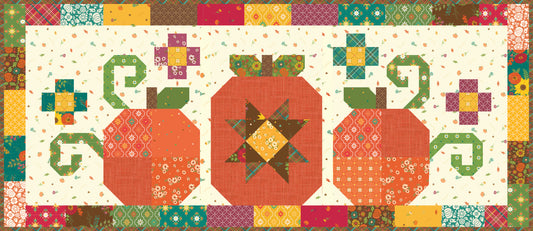 Pumpkin Trio Table Runner Kit by Riley Blake Designs