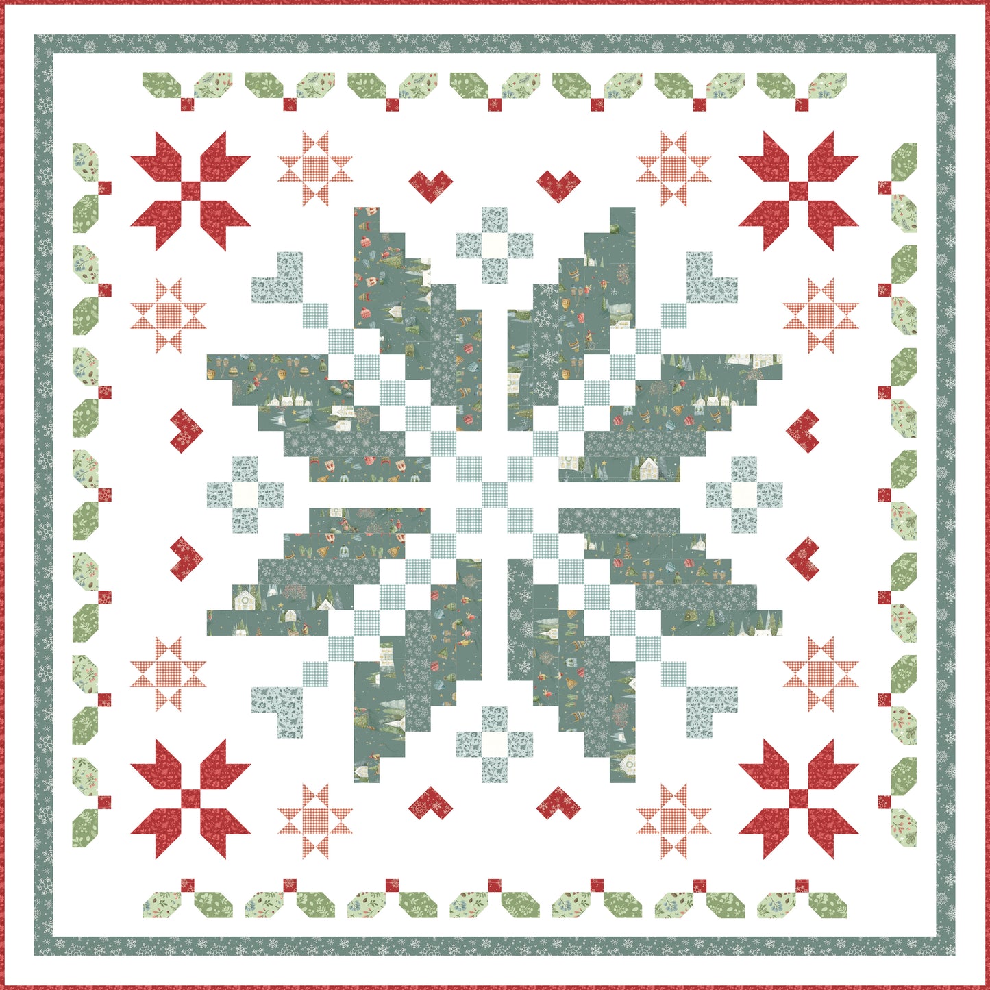 Winter Magic Quilt Kit by Riley Blake Designs