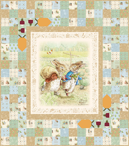 Peter's Garden Adventure Quilt Kit by Riley Blake Designs