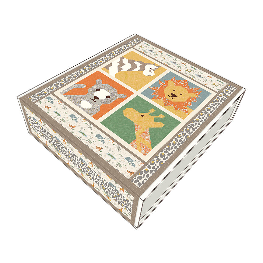 Leo & Savannah Safari Quilt Kit by Riley Blake Designs