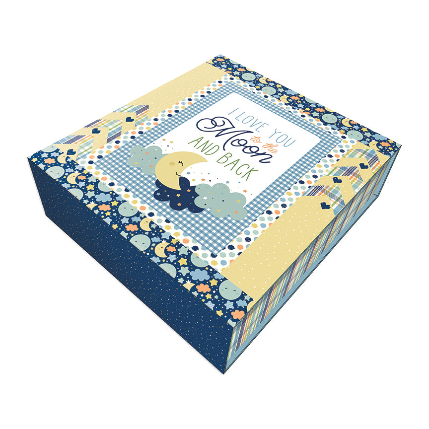 Love You to the Moon Quilt Kit - Blue by Riley Blake Designs
