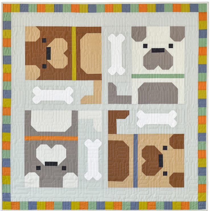 Dog Pile Quilt Pattern by Pen + Paper Patterns